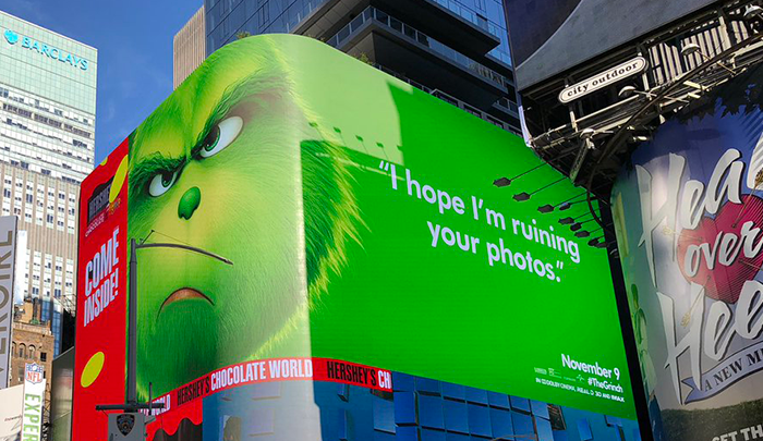 Grinch billboard