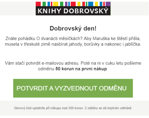 Příklady originálních e-mailů